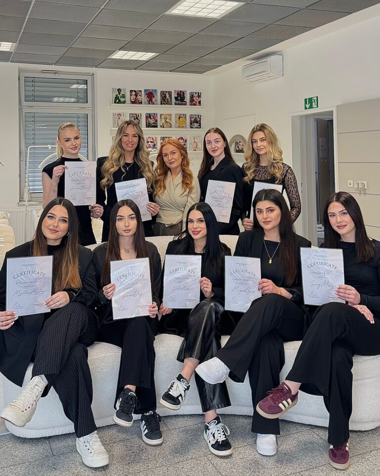 Korean Lash Lift Workshop Gruppe mit Meldina